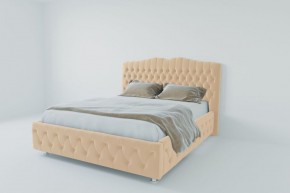 Кровать Нягань с ПМ 2000 (экокожа бежевая) в Дегтярске - degtyarsk.ok-mebel.com | фото 2