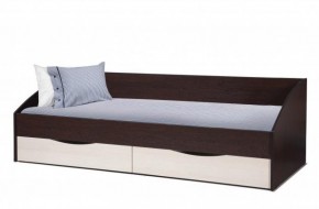 Кровать одинарная "Фея - 3" симметричная New (2000Х900) венге/вудлайн кремовый в Дегтярске - degtyarsk.ok-mebel.com | фото