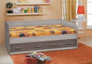 Кровать с ящиками Сказка 900 в Дегтярске - degtyarsk.ok-mebel.com | фото 1