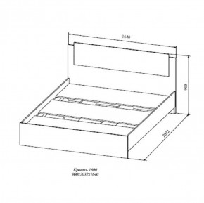 СОФИ СКР1600.1 Кровать 1600 в Дегтярске - degtyarsk.ok-mebel.com | фото 2