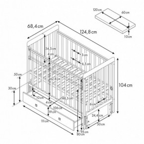 Кроватка Фея 328-01 в Дегтярске - degtyarsk.ok-mebel.com | фото 10