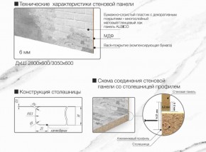 Кухонный фартук со столешницей (А-011) в едином стиле (3050 мм) в Дегтярске - degtyarsk.ok-mebel.com | фото 7