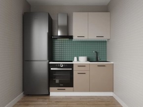 Кухонный гарнитур Каппучино 1600 (Стол. 26мм) в Дегтярске - degtyarsk.ok-mebel.com | фото
