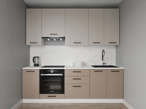 Кухонный гарнитур Каппучино 2400 h950 (Стол. 26мм) в Дегтярске - degtyarsk.ok-mebel.com | фото