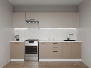 Кухонный гарнитур Каппучино 3000 (Стол. 26мм) в Дегтярске - degtyarsk.ok-mebel.com | фото