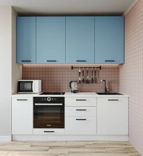 Кухонный гарнитур Капри 2200 h950 (Стол. 38мм) в Дегтярске - degtyarsk.ok-mebel.com | фото