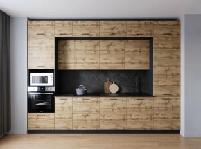 Кухонный гарнитур Крафт 3400 (Стол. 26мм) в Дегтярске - degtyarsk.ok-mebel.com | фото