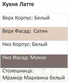 Кухонный гарнитур Латте 2000 (Стол. 38мм) в Дегтярске - degtyarsk.ok-mebel.com | фото 3