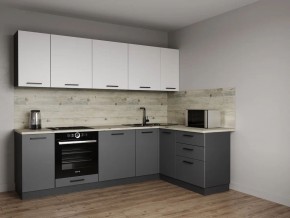 Кухонный гарнитур Меренга 2600*1600 (Стол. 38мм) в Дегтярске - degtyarsk.ok-mebel.com | фото