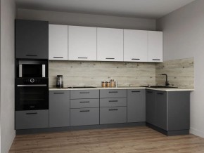 Кухонный гарнитур Меренга 3200*1400 (Стол. 38 мм) в Дегтярске - degtyarsk.ok-mebel.com | фото