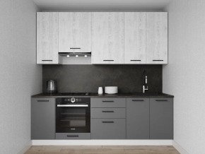 Кухонный гарнитур Санторини 2400 h950 (Стол. 38мм) в Дегтярске - degtyarsk.ok-mebel.com | фото