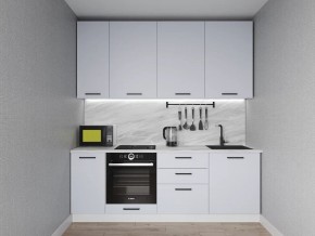 Кухонный гарнитур Смоки 2200 h950 (Стол. 38 мм) в Дегтярске - degtyarsk.ok-mebel.com | фото