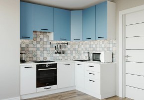 Кухонный гарнитур угловой Капри 2200х1600 h950 (Стол. 38мм) в Дегтярске - degtyarsk.ok-mebel.com | фото