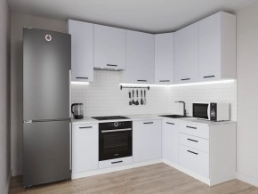 Кухонный гарнитур угловой Смоки 2200*1600 h950 (Стол. 26мм) в Дегтярске - degtyarsk.ok-mebel.com | фото