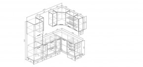 Кухонный гарнитур Умбра 2400*1600 (Стол. 26мм) в Дегтярске - degtyarsk.ok-mebel.com | фото 2
