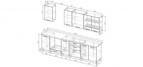Кухонный гарнитур Умбра 2800 (Стол. 26мм) в Дегтярске - degtyarsk.ok-mebel.com | фото 2