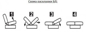 ЛАУРА ЛЮКС Диван Лаура Люкс БД+2подушки в Дегтярске - degtyarsk.ok-mebel.com | фото 7