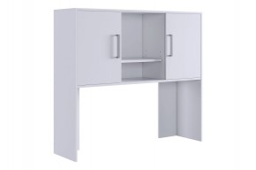 ЛАЙТ 2 Надстройка стола компьютерного (1200) белый в Дегтярске - degtyarsk.ok-mebel.com | фото