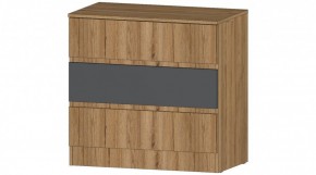 ЛЕНОРА Комод 3 ящика (графит) в Дегтярске - degtyarsk.ok-mebel.com | фото