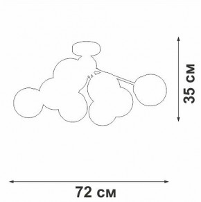 Люстра на штанге Vitaluce V3772 V3772-8/8PL в Дегтярске - degtyarsk.ok-mebel.com | фото 4