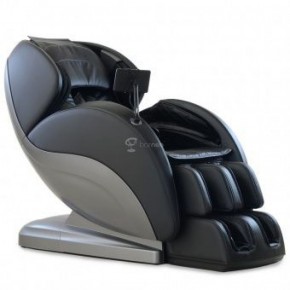 Массажное кресло PS6500 черно-серебряное в Дегтярске - degtyarsk.ok-mebel.com | фото