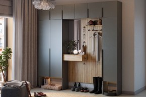 МЕБЕЛЬСОН К11 Прихожая (графит) в Дегтярске - degtyarsk.ok-mebel.com | фото