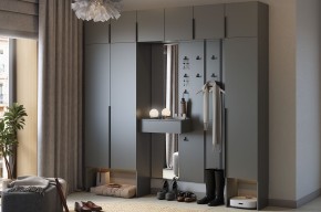 МЕБЕЛЬСОН К32 Прихожая (графит) в Дегтярске - degtyarsk.ok-mebel.com | фото