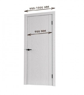 Межкомнатная дверь Bolivar Роялвуд белый (комплект) 900 в Дегтярске - degtyarsk.ok-mebel.com | фото