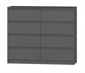 МС "Хилтон" Комод №3 1200 (8 ящ.) графит в Дегтярске - degtyarsk.ok-mebel.com | фото 2