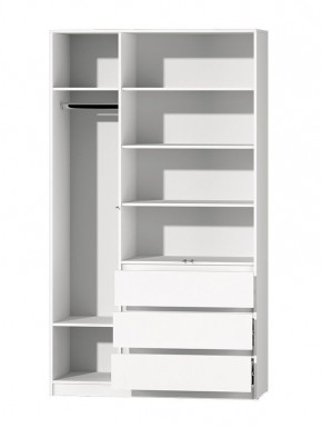 МС "Хилтон" Шкаф №2 1200 (Белый текстурный) в Дегтярске - degtyarsk.ok-mebel.com | фото 3