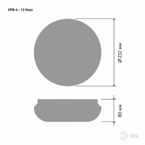 Накладной светильник Эра Классик SPB-6 - 12 Onyx в Дегтярске - degtyarsk.ok-mebel.com | фото 3