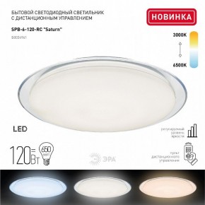 Накладной светильник Эра Классик SPB-6-120-RC Saturn (С) в Дегтярске - degtyarsk.ok-mebel.com | фото 3