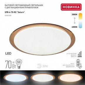 Накладной светильник Эра Классик SPB-6-70-RC Saturn (B) в Дегтярске - degtyarsk.ok-mebel.com | фото 2