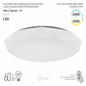 Накладной светильник Эра Классик SPB-6-70-RC Sparkle в Дегтярске - degtyarsk.ok-mebel.com | фото 2