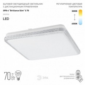 Накладной светильник Эра Классик SPB-6 Brilliance Slim S 70 в Дегтярске - degtyarsk.ok-mebel.com | фото 2
