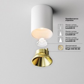 Накладной светильник Maytoni Alfa LED C064CL-8W2.7K-RD-WB в Дегтярске - degtyarsk.ok-mebel.com | фото 3