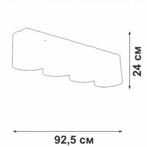 Накладной светильник Vitaluce V2881 V2881-1/4PL в Дегтярске - degtyarsk.ok-mebel.com | фото 3