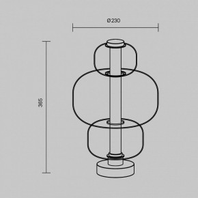 Настольная лампа декоративная Maytoni Atmos MOD364TL-L15W3K в Дегтярске - degtyarsk.ok-mebel.com | фото 5