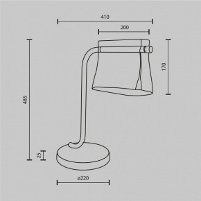 Настольная лампа декоративная Maytoni Cabaret MOD170TL-L8BS3K в Дегтярске - degtyarsk.ok-mebel.com | фото 7