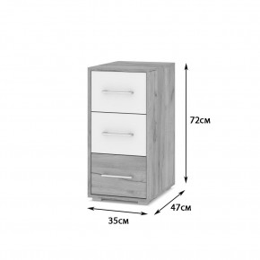 ОЛИВИЯ Детская (модульная) дуб серый/белый в Дегтярске - degtyarsk.ok-mebel.com | фото 5