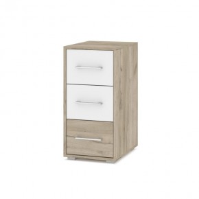 ОЛИВИЯ О62 Комод-тумба (дуб серый/белый) в Дегтярске - degtyarsk.ok-mebel.com | фото