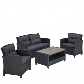 Плетеный комплект мебелис диваном AFM-804G Dark Grey в Дегтярске - degtyarsk.ok-mebel.com | фото 2