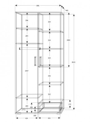 Подростковая Юпитер (модульная) в Дегтярске - degtyarsk.ok-mebel.com | фото 25