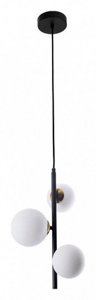 Подвесная люстра Arte Lamp Gemini A2243SP-3BK в Дегтярске - degtyarsk.ok-mebel.com | фото 2