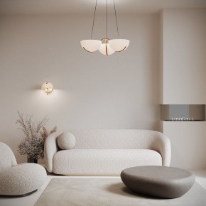 Подвесная люстра Eurosvet Emisfero 50083/3 LED золото в Дегтярске - degtyarsk.ok-mebel.com | фото 4