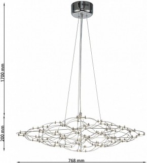 Подвесная люстра Favourite Thinner 4305-8P в Дегтярске - degtyarsk.ok-mebel.com | фото 5