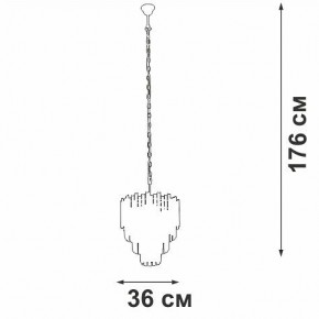 Подвесная люстра Vitaluce V58471 V58471-8/5 в Дегтярске - degtyarsk.ok-mebel.com | фото 5