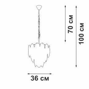 Подвесная люстра Vitaluce V5887 V5887-9/7 в Дегтярске - degtyarsk.ok-mebel.com | фото 5