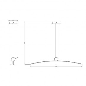 Подвесной светильник Arte Lamp Arno A3362SP-25BK в Дегтярске - degtyarsk.ok-mebel.com | фото 3