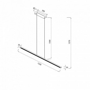 Подвесной светильник Mantra Lineal 8954 в Дегтярске - degtyarsk.ok-mebel.com | фото 3